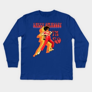 Sally Omalley // Retro Kids Long Sleeve T-Shirt